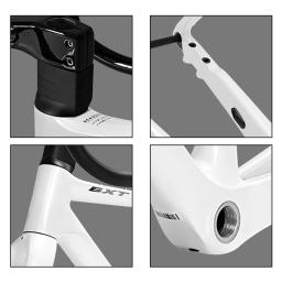Bxt freio a disco quadro de bicicleta cascalho carbono 700c/27.5er uso máximo 47c/2.1 pneu quadro de bicicleta cascalho de carbono através do eixo quadro mtb - Image 5