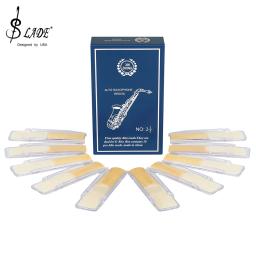 SLADE-Saxofone Reeds com Blue Box, 2.5, Soprano, Alto, Tenor, B Flat, Clarinete Reed, Peças e Acessórios de Sopros, Alta Qualidade, 10 Pcs por Conjunto - Image 1