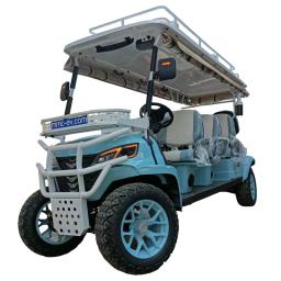 2025 CE aprovado pedal 4 rodas 8 lugares 60/72V 4000/5000/7500W AC motor carrinhos de golfe elétricos - Image 1