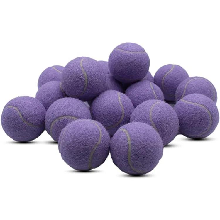 Personalizado impresso bola de tênis, borracha natural, alta qualidade, atacado, padel bola produtos - Image 1