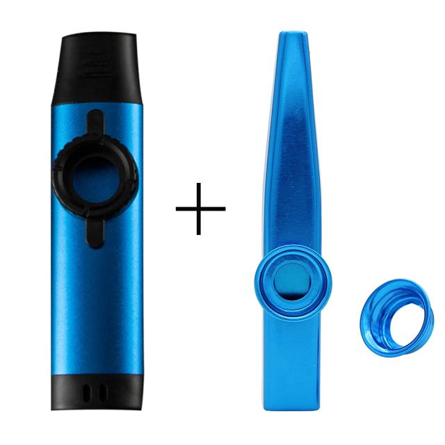 Kazoo Profissional de Metal - Instrumento Musical Perfeito para Iniciantes, Crianças e Presentes para Adultos.