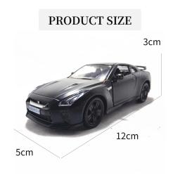 Nissan GT-R R35 Modelo de Carro Réplica, Escala De Metal, Arte Em Miniatura, Decoração De Casa, Hobby Lifestyle, Coleção De Brinquedos De Natal, Presente Kid, 1:36 - Image 2