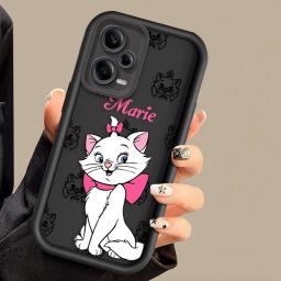 Capa para Celular Disney-Marie Cat Art, Macia, Escada, Arte, Xiaomi, Redmi Note 12, 11, 10, 9, 8, 7, K50, 40, 30, 20, 12C, 12, 10A, 9A, 9C, pro, 5G, 4G - Image 3