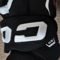 Luvas De Hóquei De Rua, Engrenagem Esportiva, Tamanho 13, 14 Polegada, Preto, Branco, Icehockey, Feito Na China - Image 3