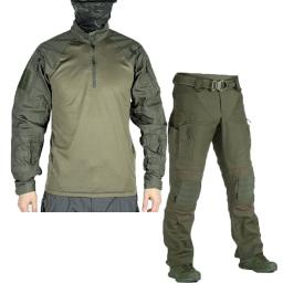 Camuflagem tática sapo para homens, roupas de caça respiráveis, camisa e calças ao ar livre, uniforme de viagem, uniforme para fãs - Image 4