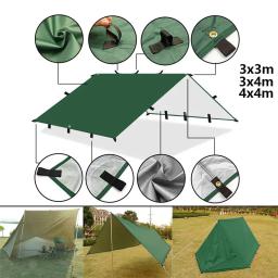 4x4m 4x3m 3x3m 19 Pontos de Pendurar Tenda Tarp Survival Sun Shelter Shade Canopy Mochila Ao Ar Livre Impermeável Camping Toldo SunShade - Image 2