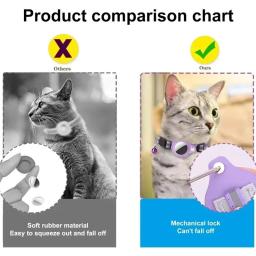 Coleira de segurança reflexiva personalizada para animais, luminosa e removível, liberação rápida, coleira de gato e cachorro - Image 5