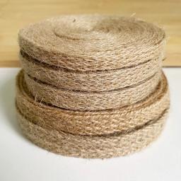 Cabos de juta trançados lisos para decoração doméstica, fita de serapilheira, macramé, artesanato DIY artesanato suprimentos, corda de cânhamo natural - Image 1