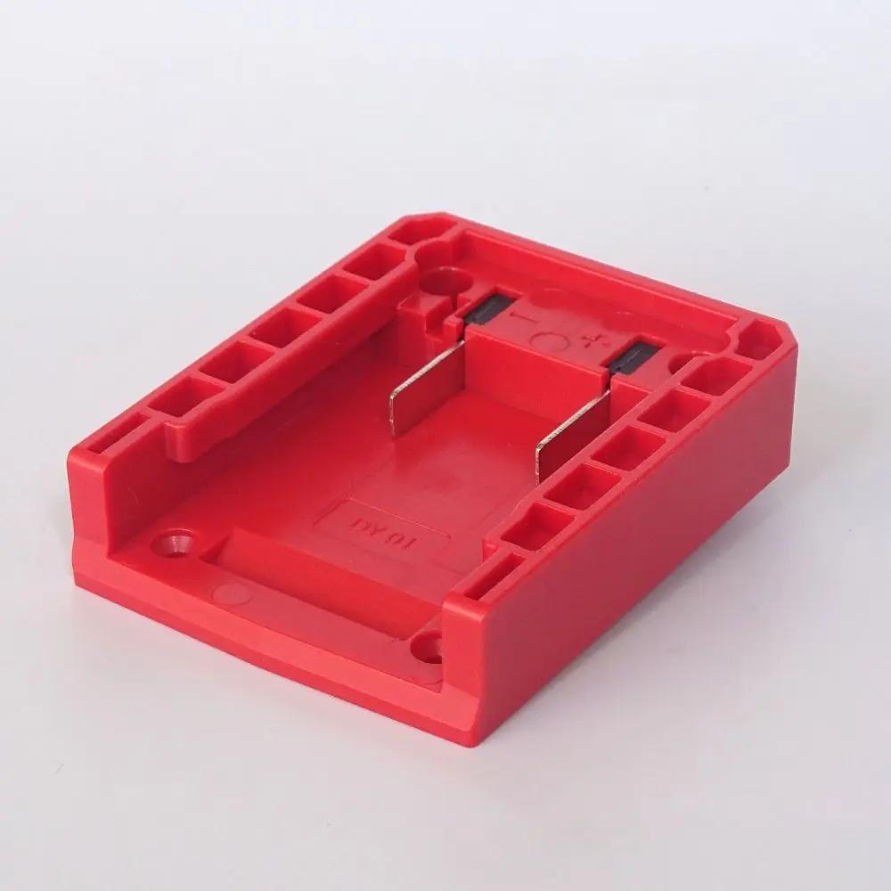 ABS Carregamento Cabeça Shell Titular, Conector de Bateria, Ferramenta Base, DIY Adaptador, Makita, DeWalt, WORX, Milwaukee, 18V Bateria De Lítio - Image 1