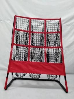 Basebol portátil Pitching Hitting Net, Pitch Net, Strike Zone Practice, Target Softball Throw Equipment, 9 Buracos - Image 4