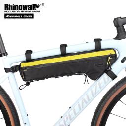 Rhinowalk bolsa para quadro de bicicleta, resistente à água, triangular, transversal, para mtb e estrada, cascalho, com comprimento de quadro de mais de 17 polegadas - Image 1