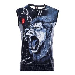 Artes Marciais Mistas, Colete sem mangas de poliéster, MMA, Secagem rápida, Luta, Tailandês, Boxe, Treinamento, Jujitsu, Leão, S-2XL - Image 2