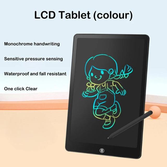 Tablet de Escrita LCD Colorido 8.5" para Desenho e Arte Infantil - Brinquedo Educativo