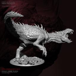 140mm resina figura modelo kits tyrannosaurus rex auto-montado TD-3612 - Image 5