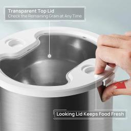 Alimentador de cronometragem para gatos, aplicativo inteligente, alimentador de gato com refeição dupla, dispensador automático de comida para cães de estimação, adequado para cães e gatos pequenos, alimentação remota - Image 5