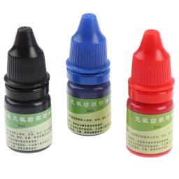 Tinta de impressão têxtil, impermeável, tinta especial para estudantes, carimbo infantil, preto vermelho e azul, 5ml - Image 4