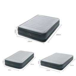 Colchão inflável com bomba elétrica cama inflável dobrável ao ar livre sofá jardim acampamento espreguiçadeira praia ar daybed móveis - Image 4