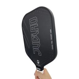 JUCIAO-Carbon Fiber Pickleball Paddles, Polipropileno Honeycomb Core, Fibra De Carbono, Fibra De Vidro, Face Híbrida, Raquete, 16mm - Image 4