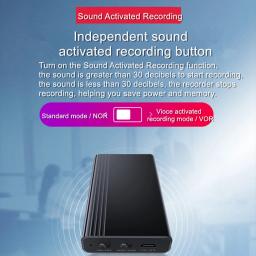 Mini Voz Ativado Gravador 500 horas Dispositivo De Gravação Digital Profissional Ditafone De Som Áudio Micro Registro Portátil Pequeno - Image 2
