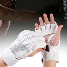 Boxing luvas protetoras para crianças e adultos, boxe equipamentos de proteção com palma aberta, saco pesado, luta karatê - Image 5