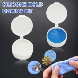 Silicone Putty Mold Making Kit, Sugarcraft Seguro para Alimentos, Moldes Dentários, Borracha Material de Impressão do Solo, Plástico, Resina, 700g - Image 6