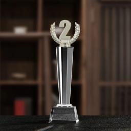 Prêmio De Troféu De Cristal Personalizado, Esportes Trofeo Recompensa, Decoração De Casa, Ouro, Prata, Cobre 123, Medalhas De Aniversário, Comemoração, 1Pc - Image 4