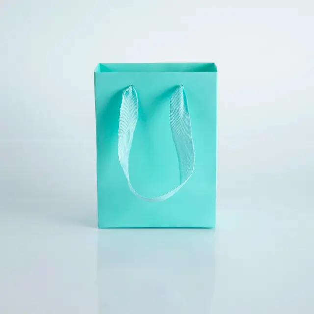 Sacos de Papel Bege Personalizados com Logotipo - 50 Unidades de Sacolas de Presente e Embalagem para Doces com Alças, 12x6x16cm