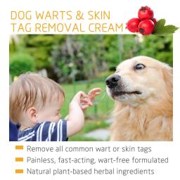 Dog Wart Removedor Creme, Anti Moles, Indolor, Mancha Mancha, Papilomas Remoção, Wipe Off Tags, Não-irritante, Pet Skin Tag Tratamento, Gato - Image 4