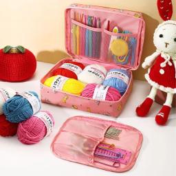 Conjunto ergonômico de crochê, Kit de agulhas de tricô para estrelas, Acessórios DIY, 5 rolos, 59pcs - Image 3