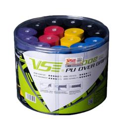 Raquete de tênis pegajosa com faixa absorvente de suor, antiderrapante, resistente ao desgaste, PU, envoltórios de raquete de badminton, ultra fino, VG002, 60 peças - Image 1