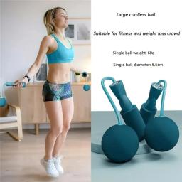 Corda de pular sem fio com bolas pesadas, esportes, treinamento fitness, musculação, velocidade rápida, corda de pular, equipamento de ginástica em casa - Image 6