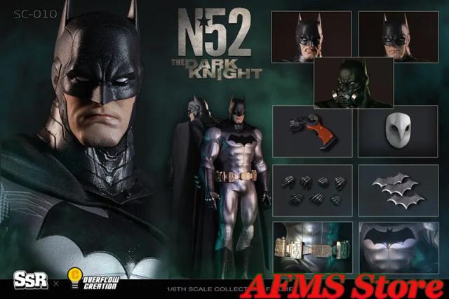 Boneco de Ação Batman - Modelo Heroico 1/6 - SSRTOYS 12" - Coleção Exclusiva