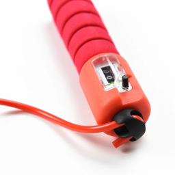 Pular corda profissional com contador eletrônico, velocidade rápida ajustável, pular corda, pular fio, equipamento de treino, 2,4 m - Image 4