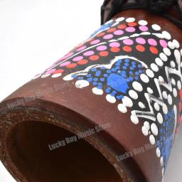 4 Polegada Profissional Africano Djembe Drum Bongo Madeira Bom Som Instrumento Musical - Image 3