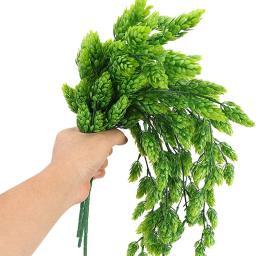 Artificial Hops Flower Vine, Guirlanda de Plantas, Falso Pendurado Faux Hops, Decoração de Casa, 2Pcs, 80cm - Image 5