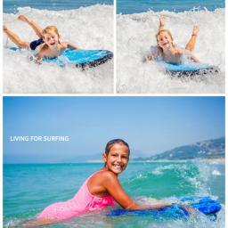 As crianças infláveis da prancha de surf do mar seguro do kickboard da bóia da prancha de surf do esporte da água do verão - Image 3