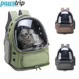 Transparente Pet Carrier Bag, Mochila de viagem ao ar livre para gatos e cães pequenos, Pet Shop, Saco de transporte respirável - Image 1