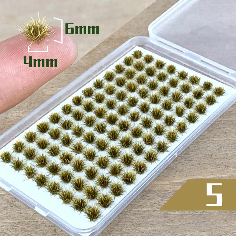 Adesivo Static Grass Tufts para Cenário em Miniatura, Ferramenta de mão para Railroad Terrain, Cenário Árvores, Bushy Green - Image 1