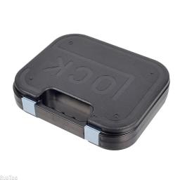 Tático glock 17 43 caso de arma dura pistola caixa transporte segurança multifuncional portátil abs revista coldre profissional - Image 3