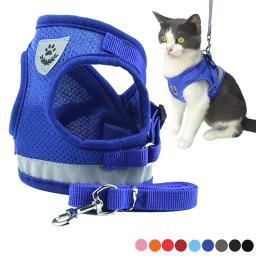 Peitoral Com Guia para Caes E Gatos Colete Regulavel Super Confortavel para Cachorro - Image 2