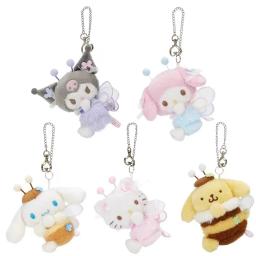 Anime dos desenhos animados bonecas de pelúcia animais de pelúcia saco enforcamentos chaveiros de pelúcia presentes de formatura de aniversário de natal para crianças - Image 5