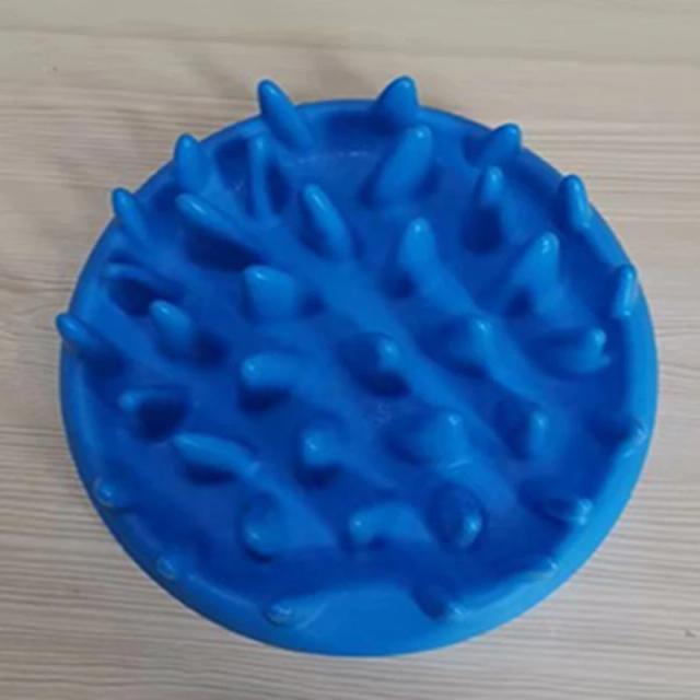 Alimentador Interativo de Silicone Antideslizante para Cães e Gatos: Tigelas de Comida Lenta para Evitar a Ingestão Rápida e Proporcionar Diversão