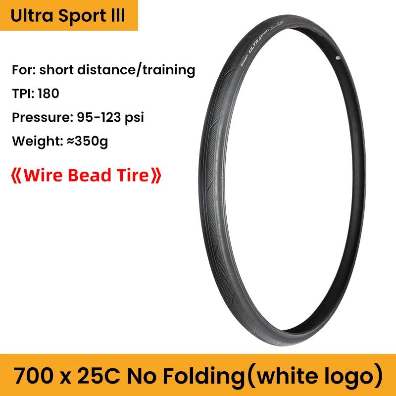 Pneu de estrada continental ultra sport iii e grand sport race 700 × 25c /28c/32c bicicleta de estrada não dobrável/dobrável pneu de cascalho - Image 1