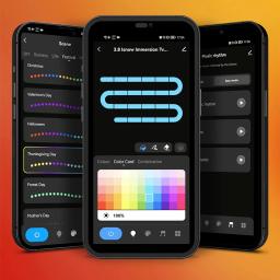 Faixa de luz de imersão com caixa de sincronização HDMI2.0, luzes LED RGBIC, sincronização com TV, compatível com Alexa e Google Assistant - Image 6