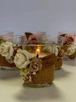 Vela personalizada com caixa, favores para convidados, favores do casamento, favores de festa, Ca, 10 pcs - Image 5