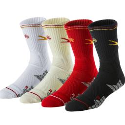 Meias de compressão antiderrapantes para basquete, futebol, basquete, futebol e ciclismo meias, respirável, grosso, 1 pacote, 3 pacote - Image 1