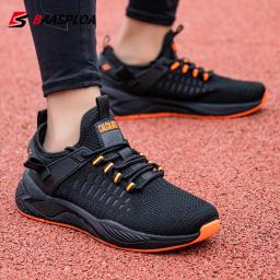 Baasploa homens sapatos esportivos marca malha respirável tênis de corrida para homens verão leve tênis casuais masculino resistente ao desgaste - Image 2