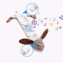 Cão de pelúcia animal concha brinquedos mordida resistente dentes interativos jogar suprimentos para animais de estimação - Image 6