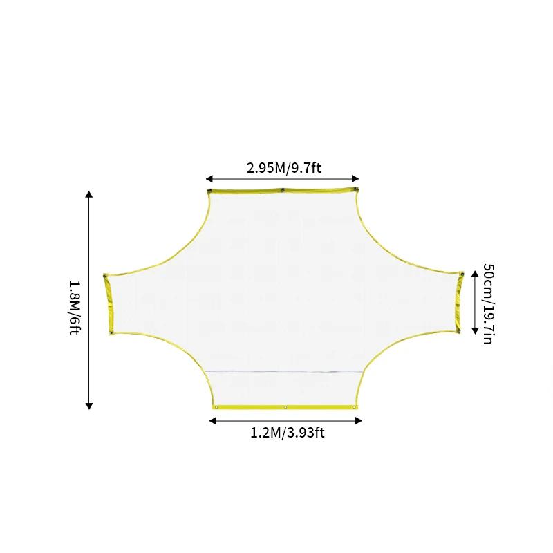 Rede do objetivo do tiro da prática do futebol, porta exterior portátil do objetivo, 5 pessoas, 7 pessoas, 11 pessoas, 1PC - Image 1