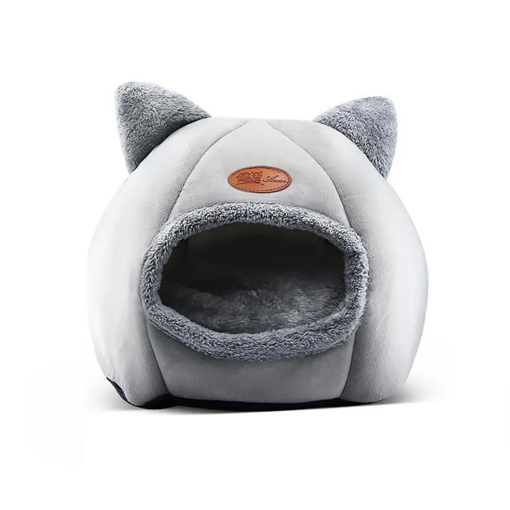 Canil macio lavável para cães pequenos, esteira do gato, caverna do filhote, cesta do canil, cama do gato do gatinho, pet fornecimentos, almofada - Image 1